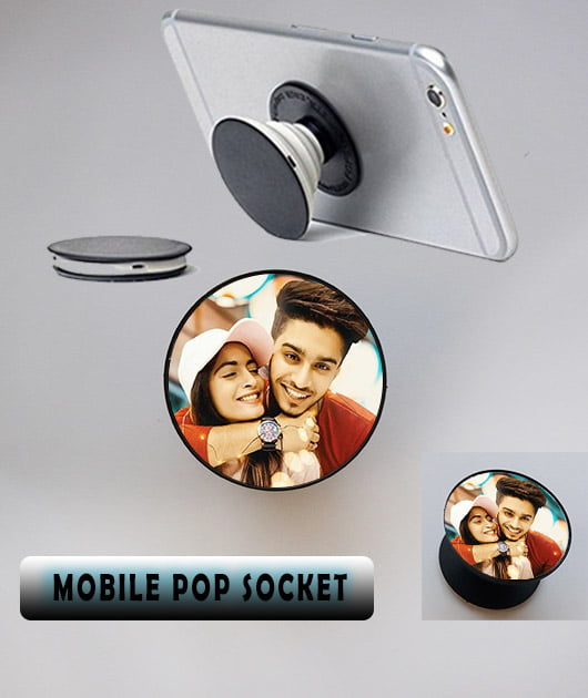custom mobile pop socket holder