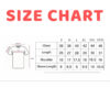 Size chart polo cotton feel 1