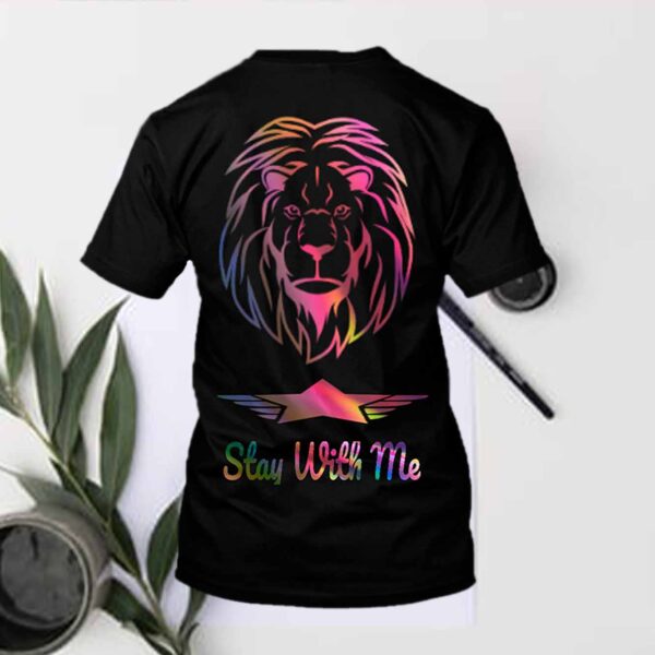 customize rainbow reflective t shirts printing