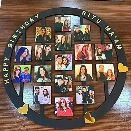 wooden customize collage photo frame