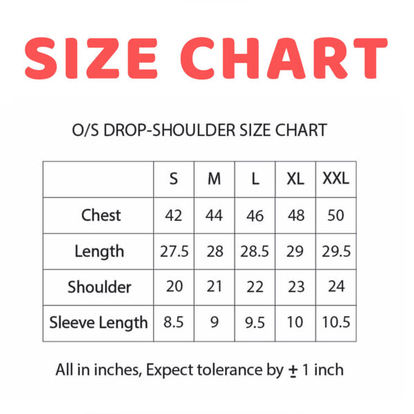 Size Chart Dropsholder