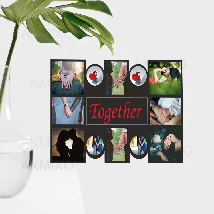 Together Couple Photo Collage Frame