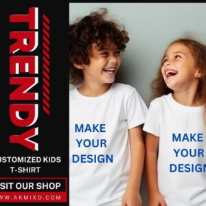 Kids Customize White T Shirt