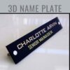3d name plate office