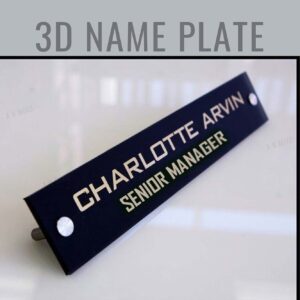 Manager Desk Name Plate