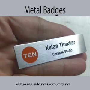 Metal Magnetic Badge