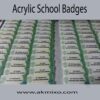 acrylic school badge