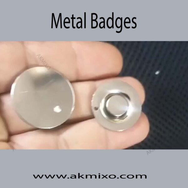 metal botton tag