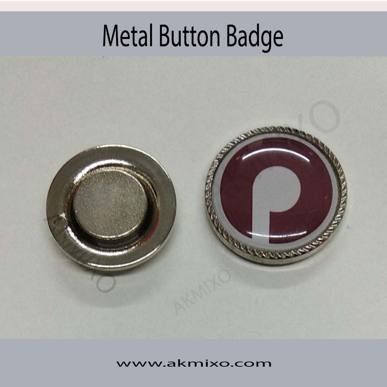 metal epoxy badge