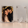 Couple in a decorative photo frame.