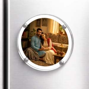 Polaroid Round Fridge Magnet